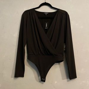 NWT. Express wrap bodysuit, small